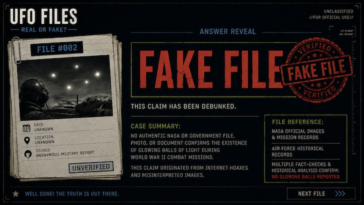UFO Files - Real or Fake? image number null